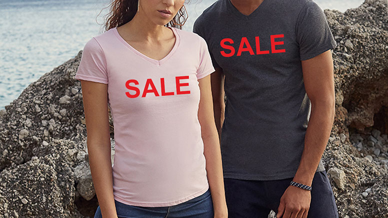 T-shirt Sale Header