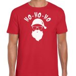 HO HO HO Santa Christmas Red Men T-shirt