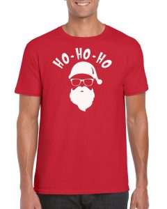 HO HO HO Santa Christmas Red Men T-shirt