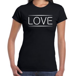 Love Black T-shirt Women