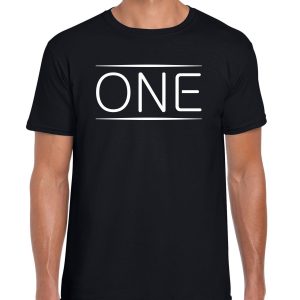 One Black T-shirt Men