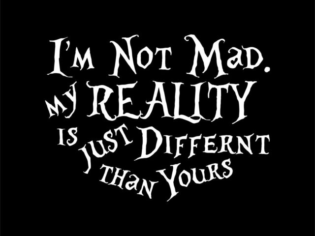 I'm Not Mad - Black T-shirt